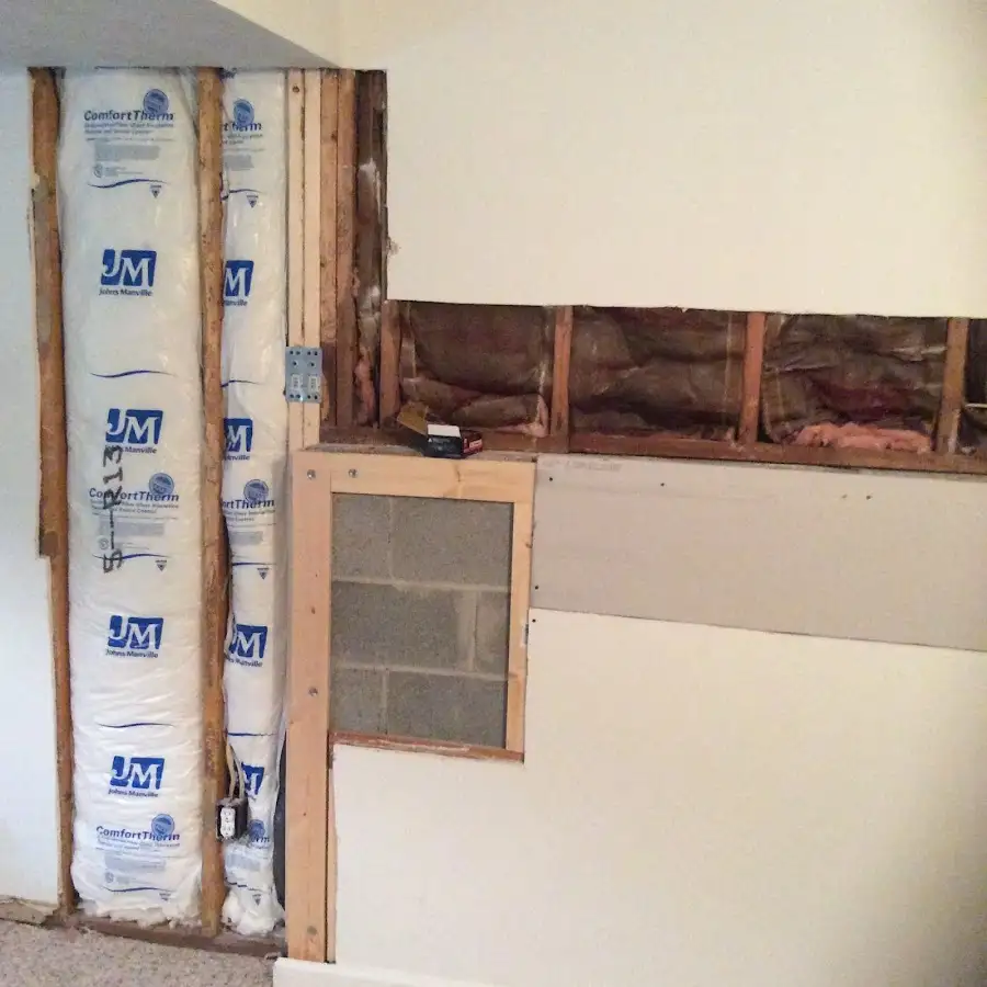 Wall insulation replacement during Structural Drying in Manistee